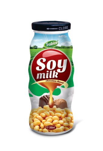 Soy milk Glass bot 300ml